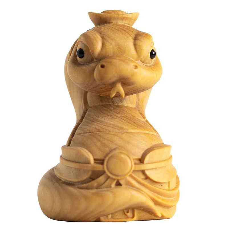 Boxwood Zodiac Animal Carvings – Chinese-style Collectible Art & Birthday Gift
