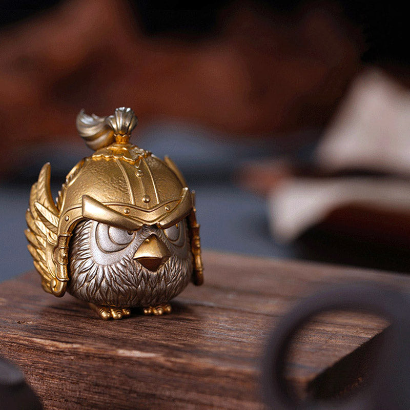 Creative Bird General Pure Copper Handcrafted Decorative Ornament Desktop Mini Storage Box Home Decor-07