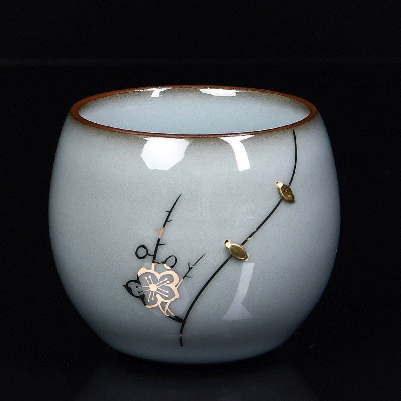 Retro Southern Song Dynasty Palace Style Hand-Painted Gilded Ceramic Tea Cup-05