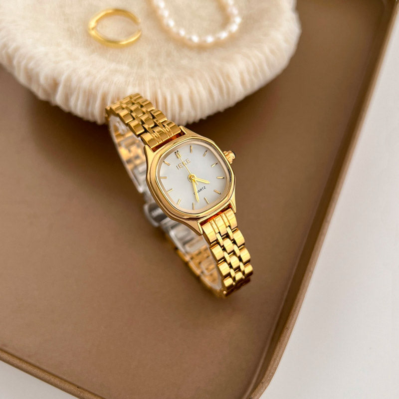 Minimalist Retro Square Women's Watch-02