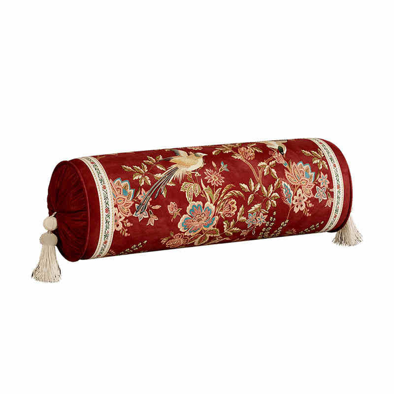 Chinese Red Cushion Series - Gourd / Butterfly / Lantern / Square Shaped Throw Pillow for Home Decor-03
