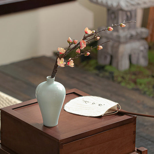 Jingdezhen Chinese Classical Celadon Porcelain Flower Vase Ornament-02