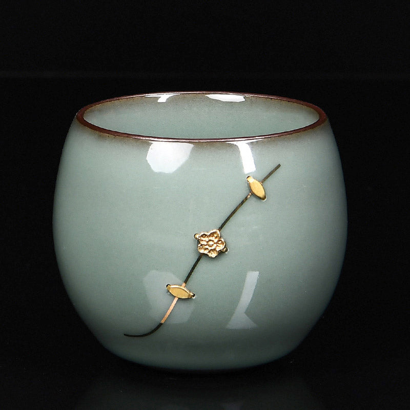 Retro Southern Song Dynasty Palace Style Hand-Painted Gilded Ceramic Tea Cup-07
