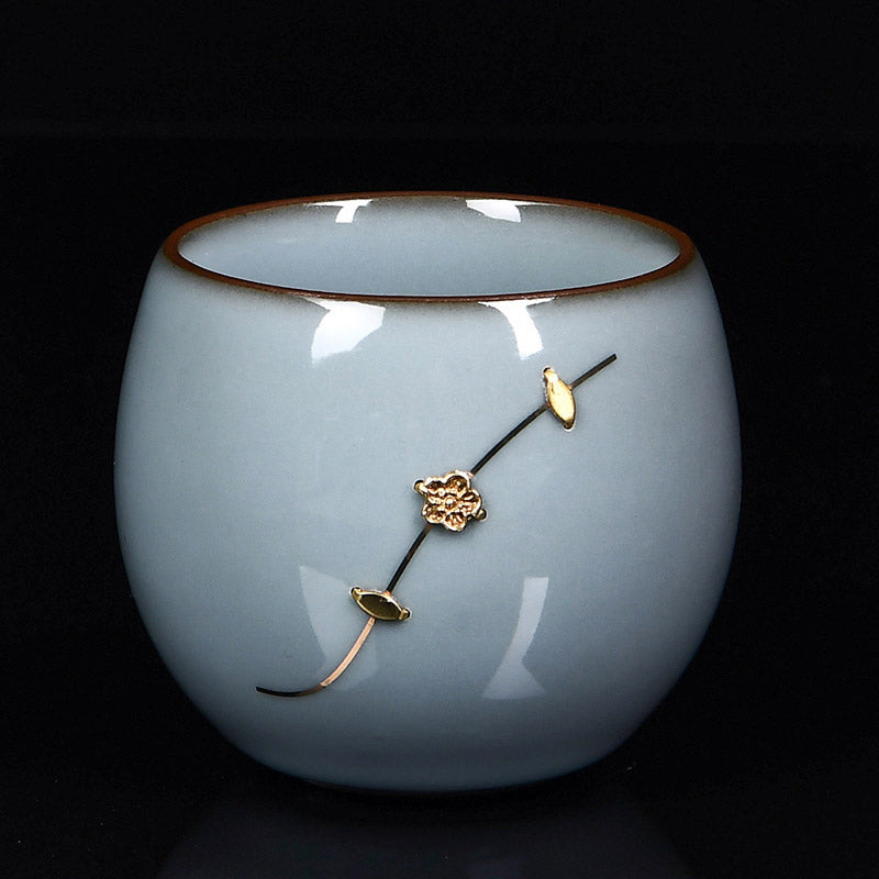 Retro Southern Song Dynasty Palace Style Hand-Painted Gilded Ceramic Tea Cup-08