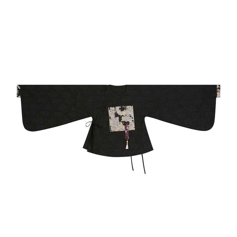 Loong Bestows Auspiciousness – Chic Chinese Style Mini Mamian Skirt Neo-Hanfu Skirt Set-05