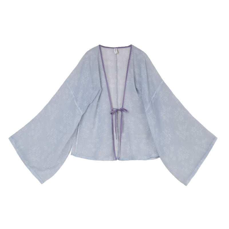 Quietly Awaiting Blossoms - Tang Dynasty Inspired Chest-length Dress Hanfu Skirt Set