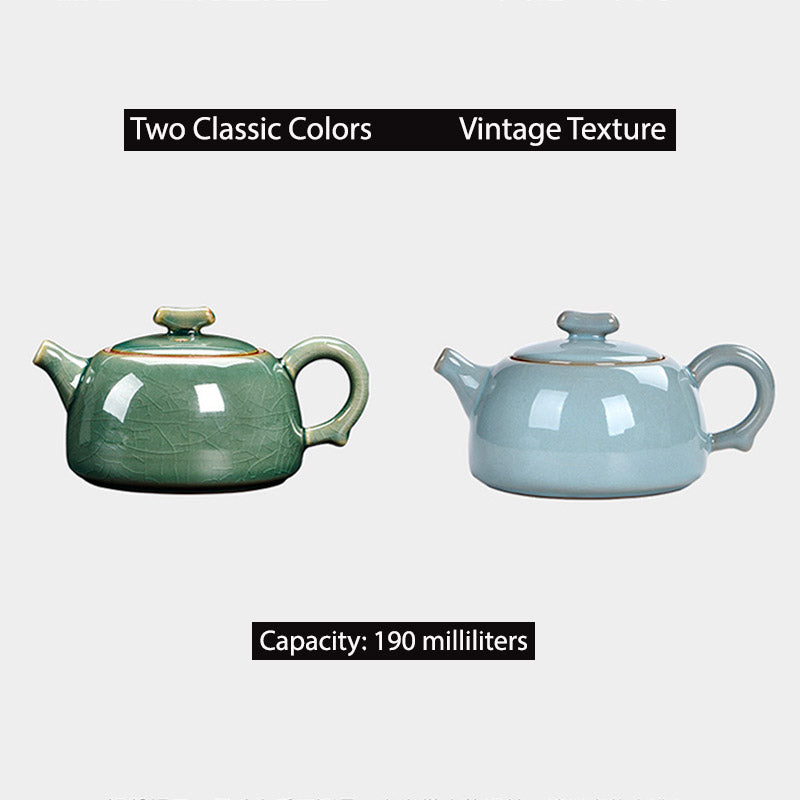 Vintage Classic Ru Kiln Ceramic Tea Pot with Built-in Filter Hole Chinese Style Brewing Tea Pot-07