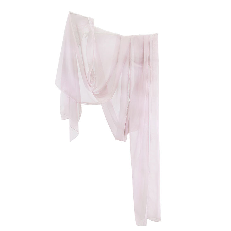 Quietly Awaiting Blossoms - Tang Dynasty Inspired Chest-length Dress Hanfu Skirt Set