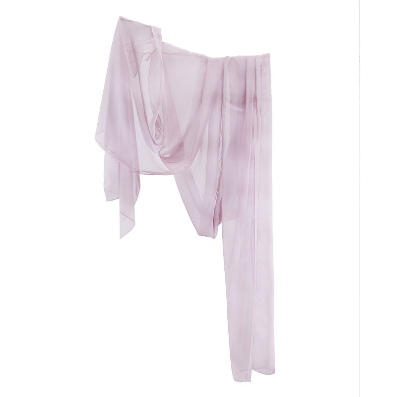 Quietly Awaiting Blossoms - Tang Dynasty Inspired Chest-length Dress Hanfu Skirt Set