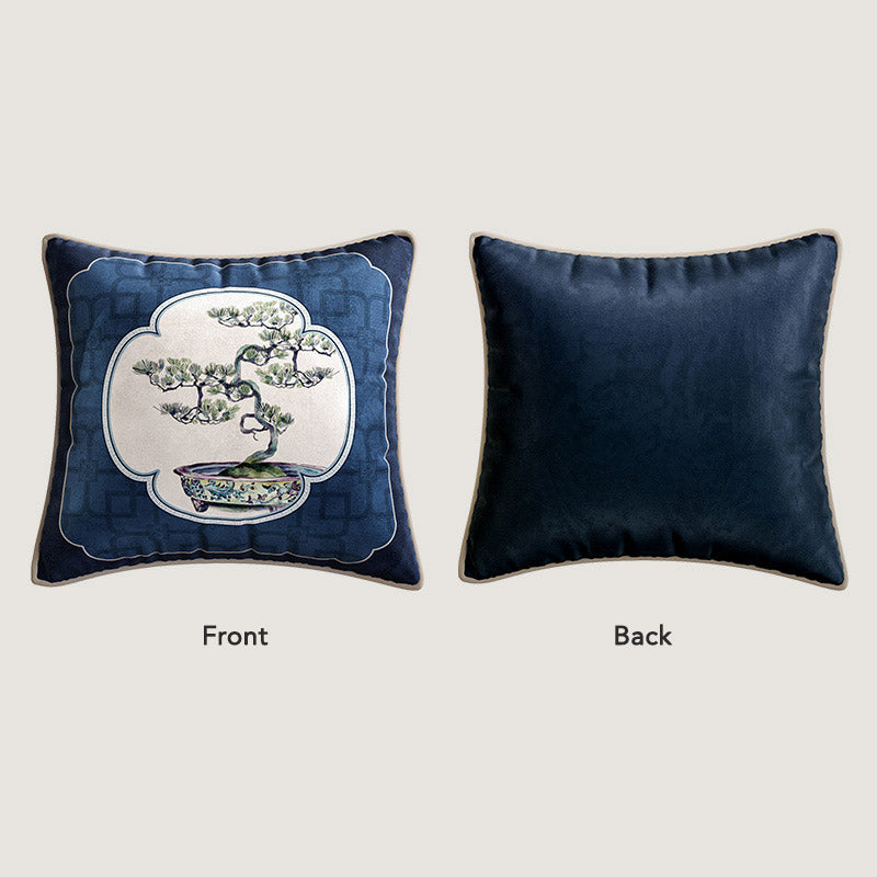 Chinese Classic Blue and White Cushion Series Butterfly/Gourd/Square Cushion Pillows Home Decor-04