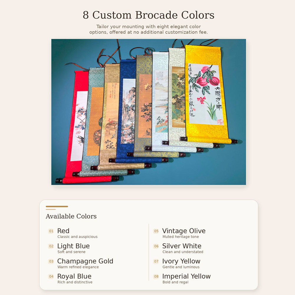8 Custom Brocade Color Options