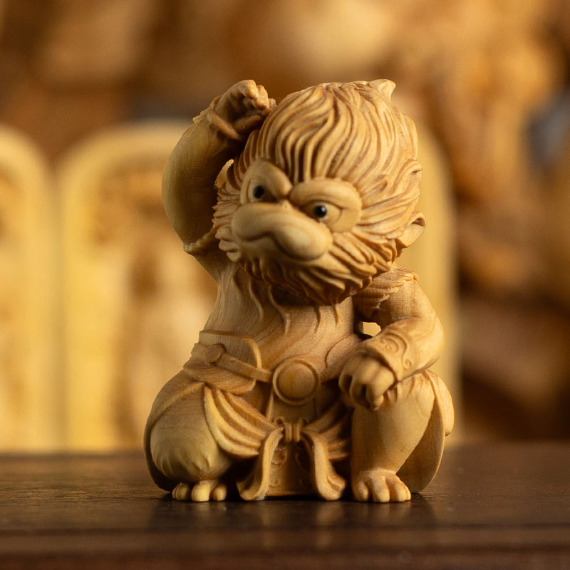 Boxwood Zodiac Animal Carvings – Chinese-style Collectible Art & Birthday Gift