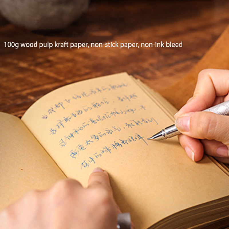 Journal en cuir vintage cousu à la main, carnet de voyage de 480 pages