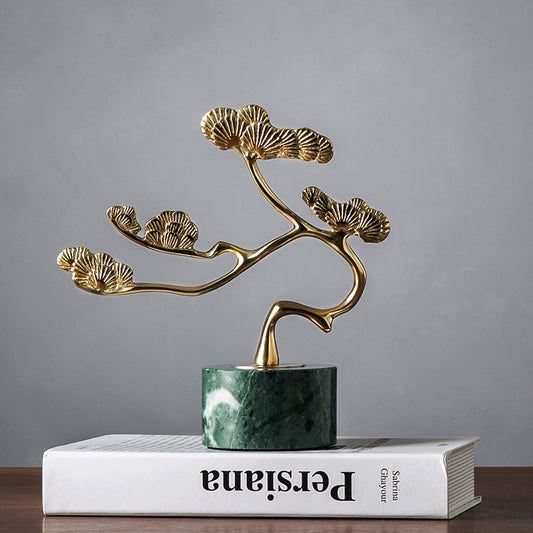 Guest-Greeting Pine Creative Chinese Style Home Office Table Decor Art