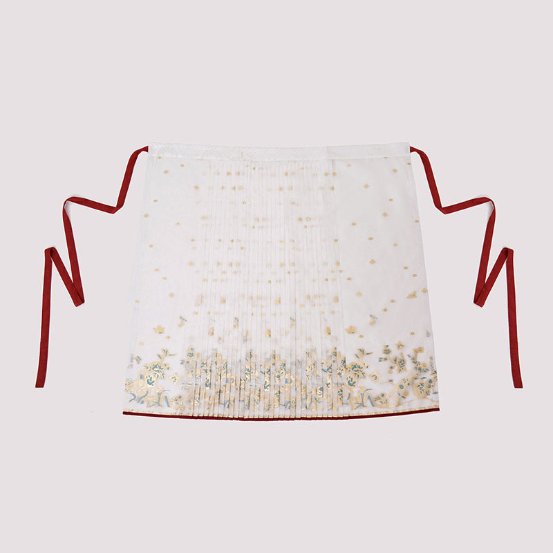 Feuilles de bambou, fleurs et broderie de chat, ensemble Hanfu rose décontracté