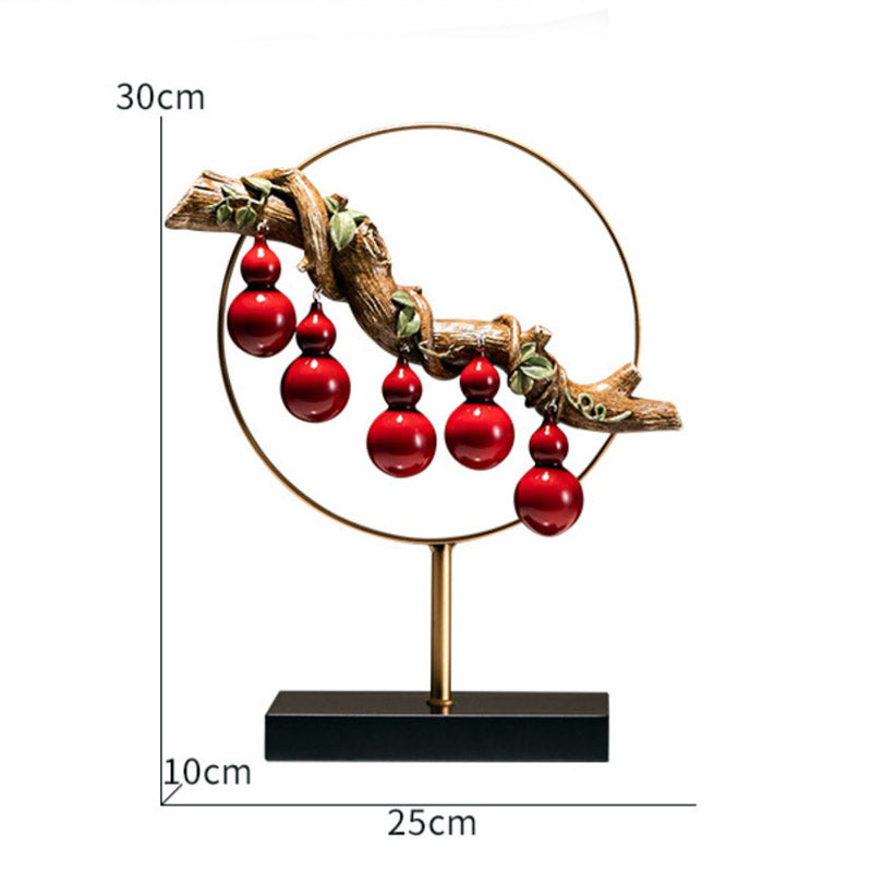 Cinq gourdes chinoises créatives, les cinq bénédictions viennent à la famille, décoration de table, cadeaux de pendaison de crémaillère