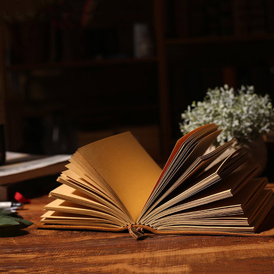 Journal en cuir vintage cousu à la main, carnet de voyage de 480 pages