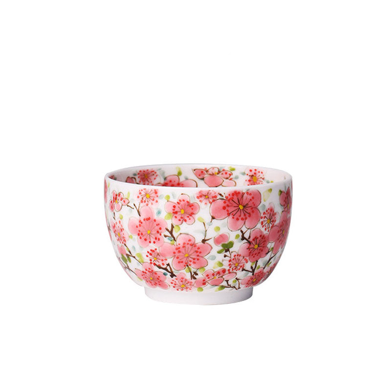 Jingdezhen Craftsman Hand-painted Pink Peach Blossom Tea Cup