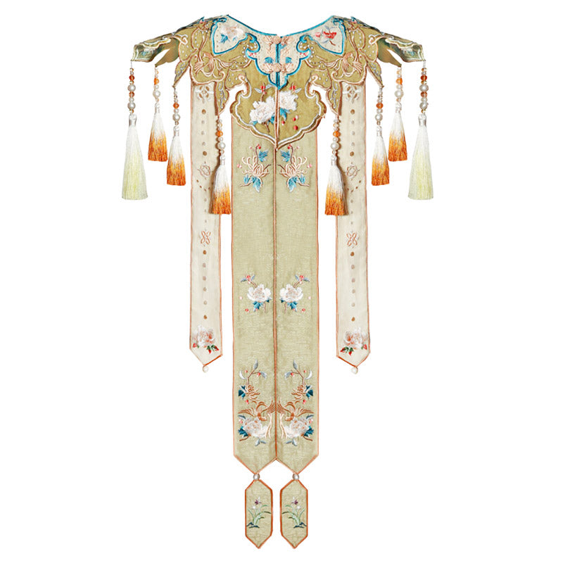 Song of Hibiscus Embroidered Hanfu Clothing Horse Face Skirt-06