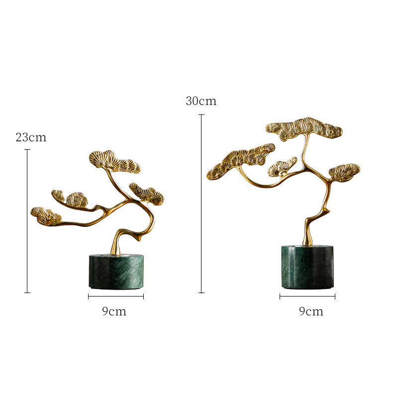 Guest-Greeting Pine Creative Chinese Style Home Office Table Decor Art
