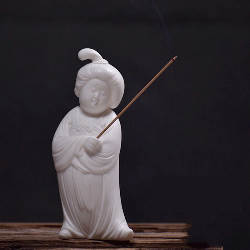 Tang Dynasty Lady Porcelain Incense Holder-01