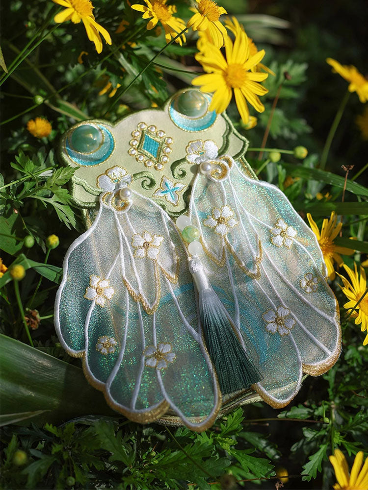 Original Design Vintage Chinese Style Cicada Wing Embroidered  Handbag-01