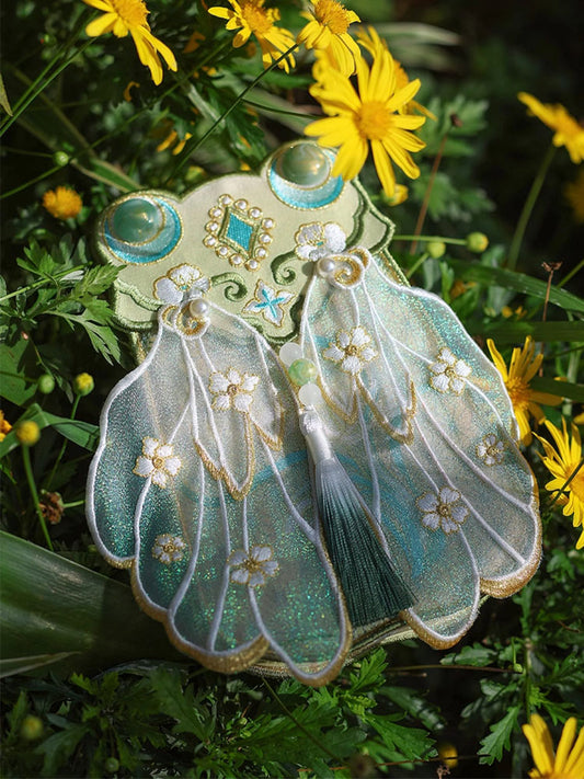 Original Design Vintage Chinese Style Cicada Wing Embroidered  Handbag-01