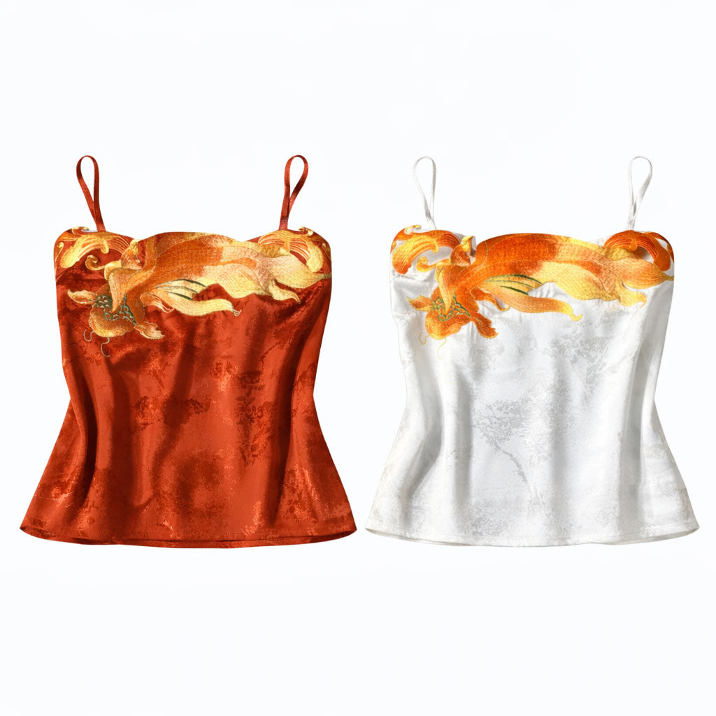 Goldfish Embroidered Hanfu Inner-Layer Camisole-02