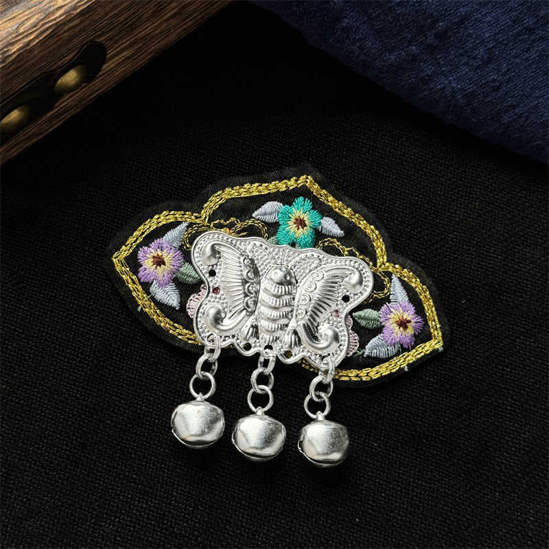 Fridge Magnet with butterfly design and hanging bells
