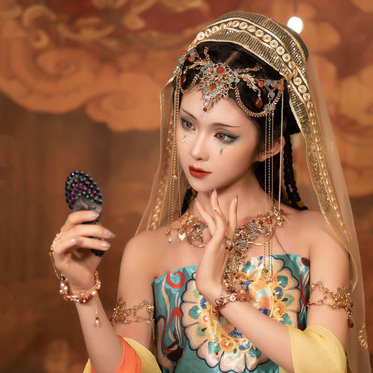 Dunhuang Exotic Style Western Region Princess Jewelry Accessories, Ancient Style Hanfu Accessories-01