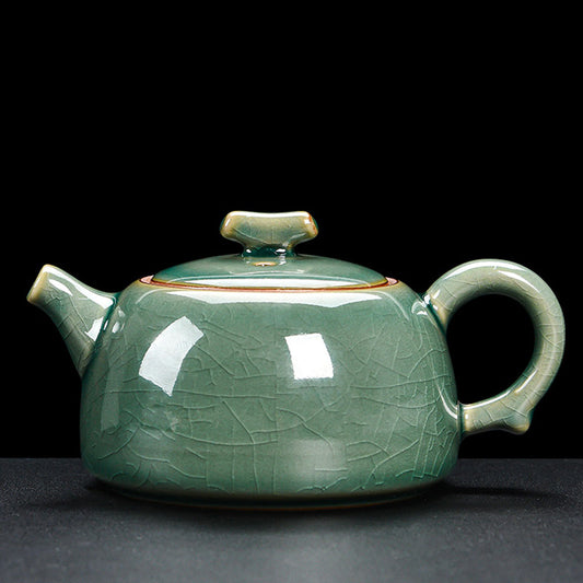 Vintage Classic Ru Kiln Ceramic Tea Pot with Built-in Filter Hole Chinese Style Brewing Tea Pot-01