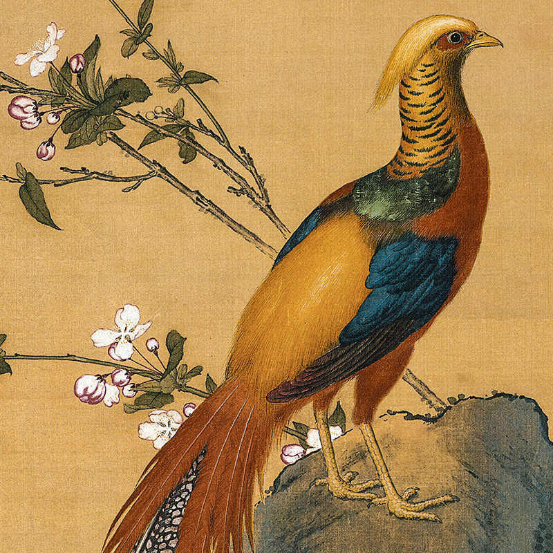 Lang Shining “Splendid Spring” Scroll Wall Art-02