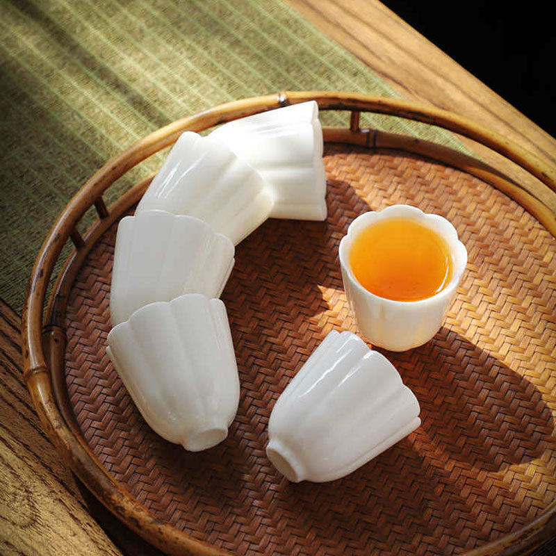 Dehua White Porcelain Bud-Shaped Gongfu Teacup (45ml)-03