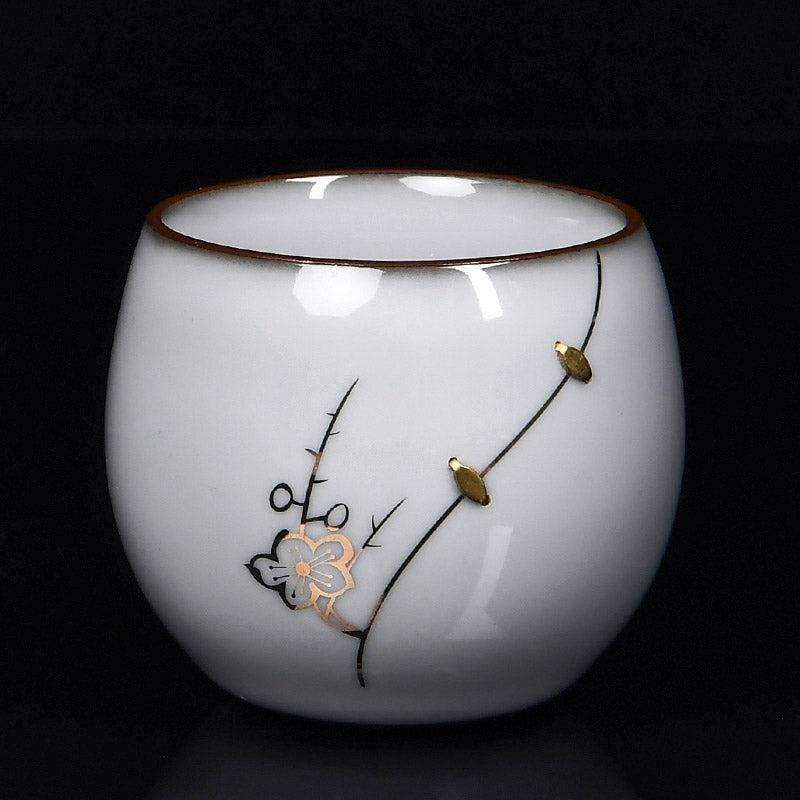 Retro Southern Song Dynasty Palace Style Hand-Painted Gilded Ceramic Tea Cup-06