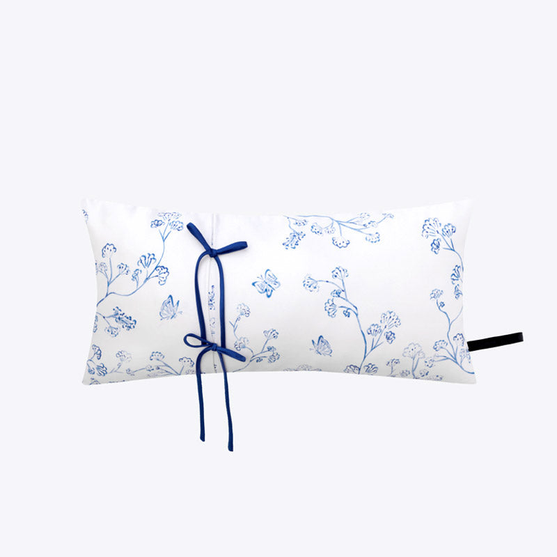 Vintage Classic Blue and White Floral Printed Cushion Series Home Decor Pillow-04