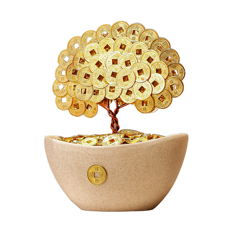 Prosperity Tree Ornament Creative Chinese Living Room Decor