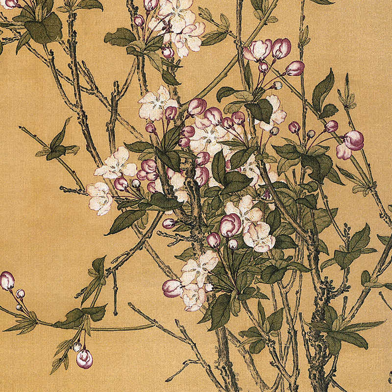 Lang Shining “Splendid Spring” Scroll Wall Art-04