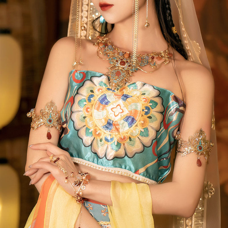 Dunhuang – accessoires de bijoux de princesse de Style exotique de la région occidentale, accessoires Hanfu de Style ancien