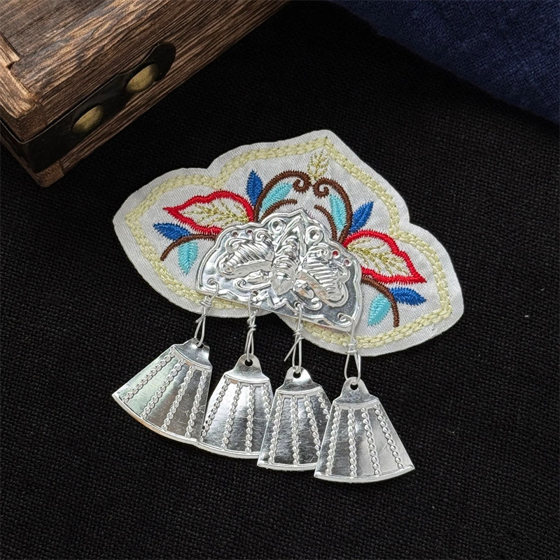 Butterfly & antique chinese Ruyi steelyard weight Fridge Magnet
