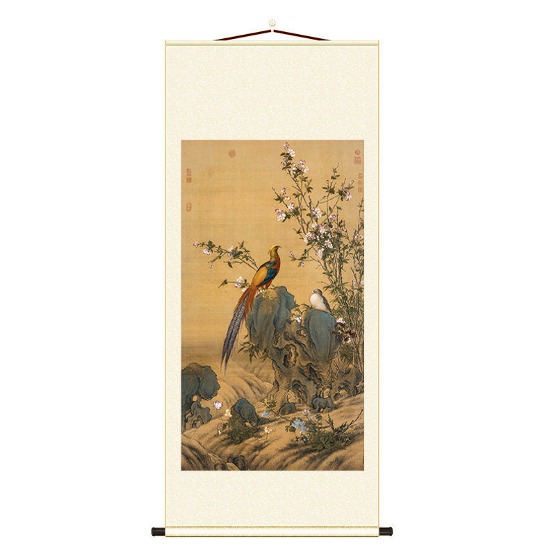 Lang Shining “Splendid Spring” Scroll Wall Art-01