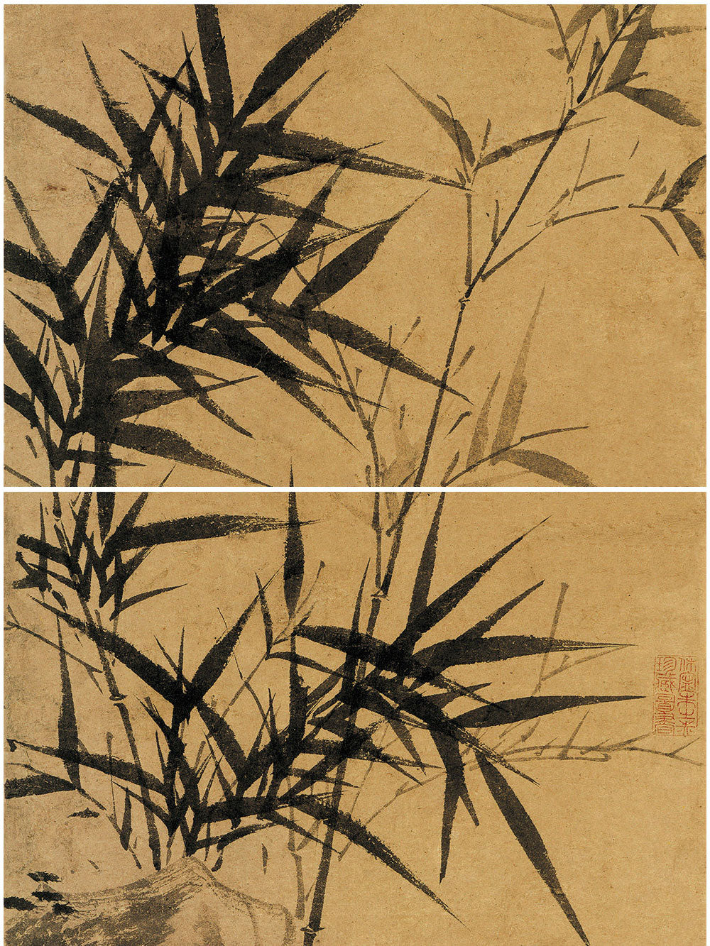 Ink Bamboo — Traditional Chinese Bamboo Scroll Art Reproduction-04