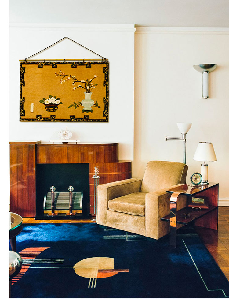 Whispering Plums: Traditional Chinese Vase Tapestry Art-05