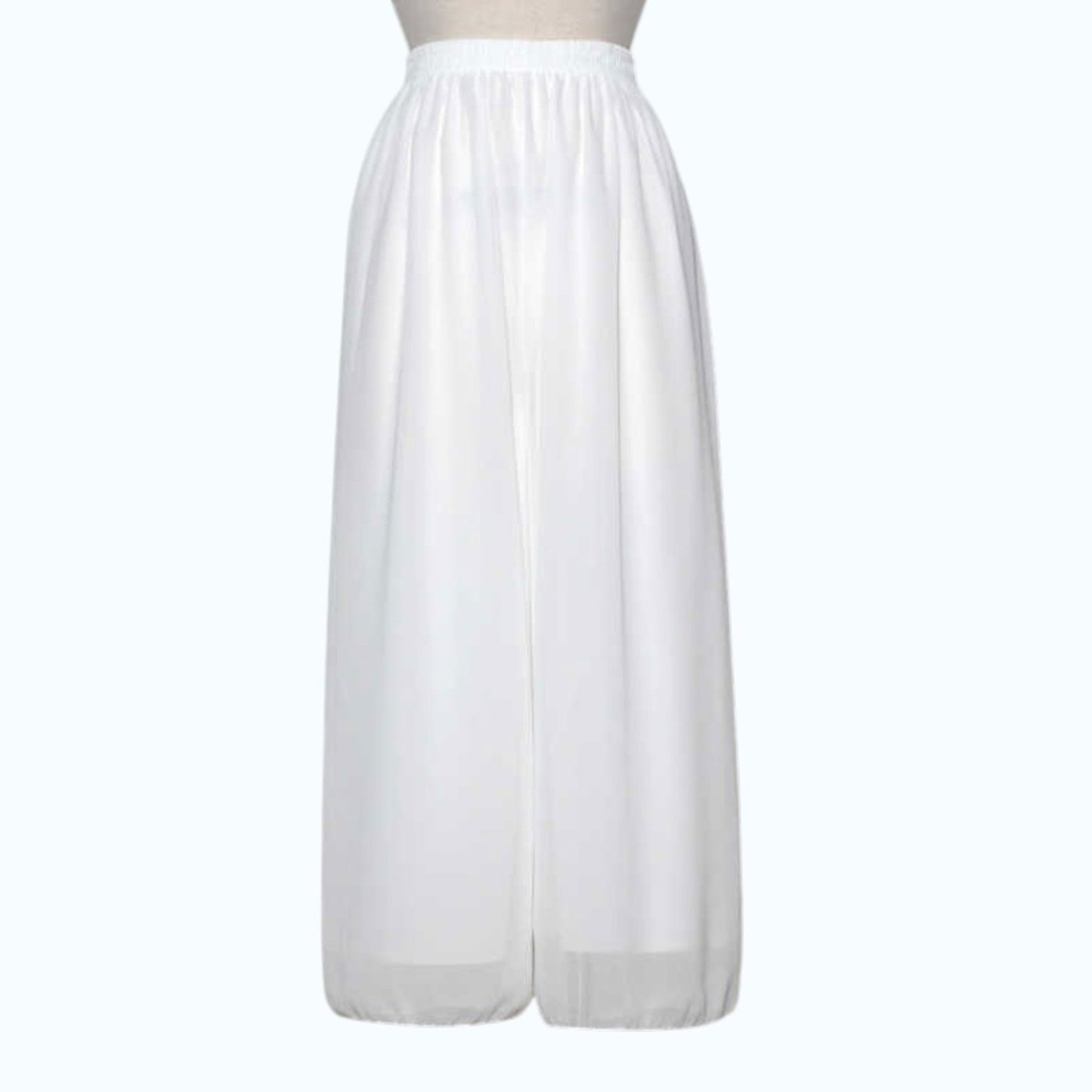 Minimal Wide-Leg Hanfu Underskirt Pants - Base Layer for Mamian Skirts-04