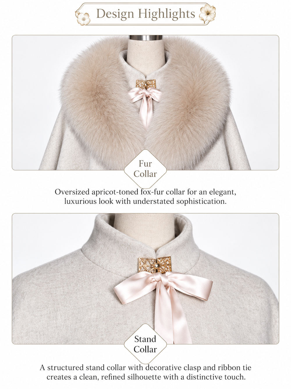 Chinese-Inspired Minimalist Wool Winter Cape for Hanfu & Everyday Wear-08