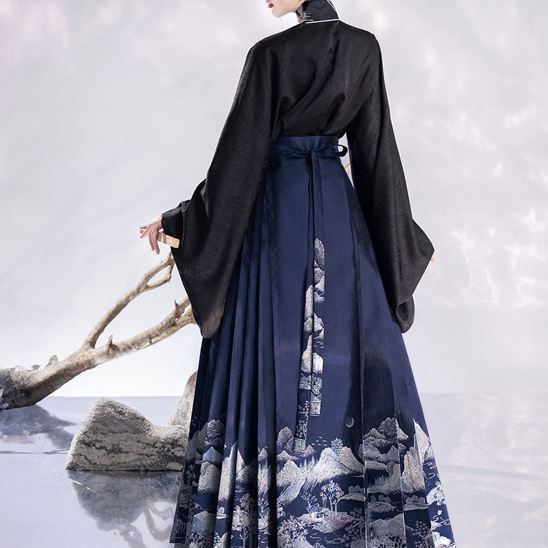 Mountain, Sea, Moon, and Brightness - Mamianqun Skirt-03