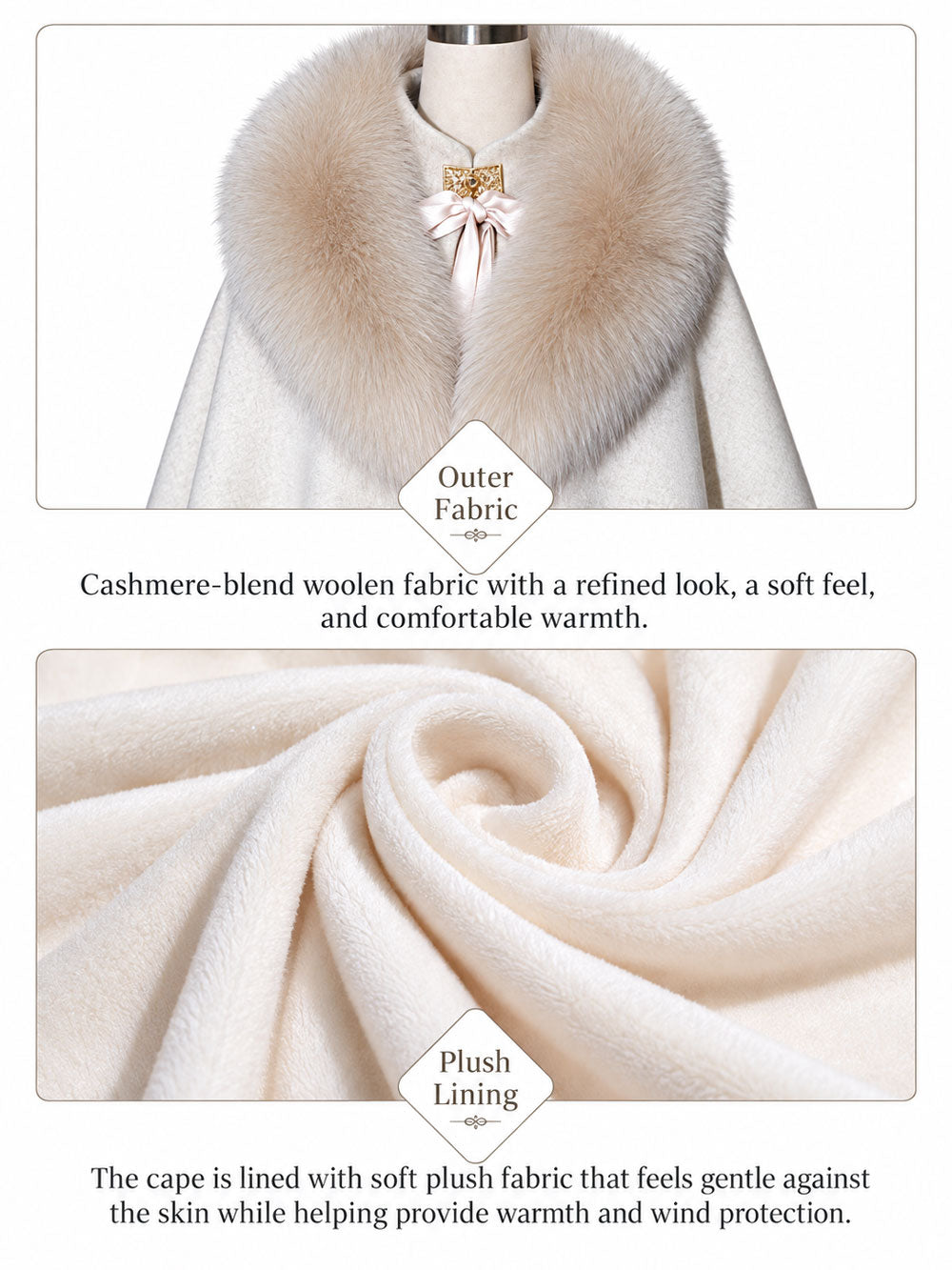 Chinese-Inspired Minimalist Wool Winter Cape for Hanfu & Everyday Wear-09