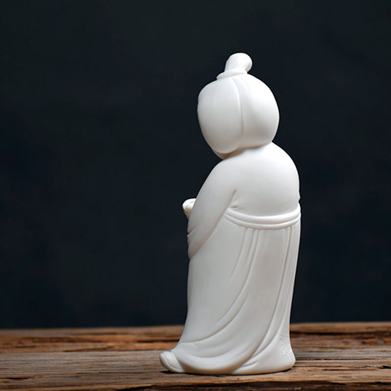 Tang Dynasty Lady Porcelain Incense Holder-04