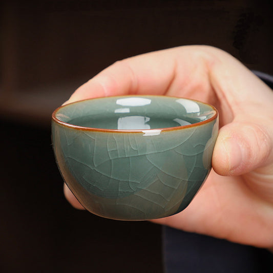 Ru Kiln Ice Crackle Retro Ceramic Tea Cup-01