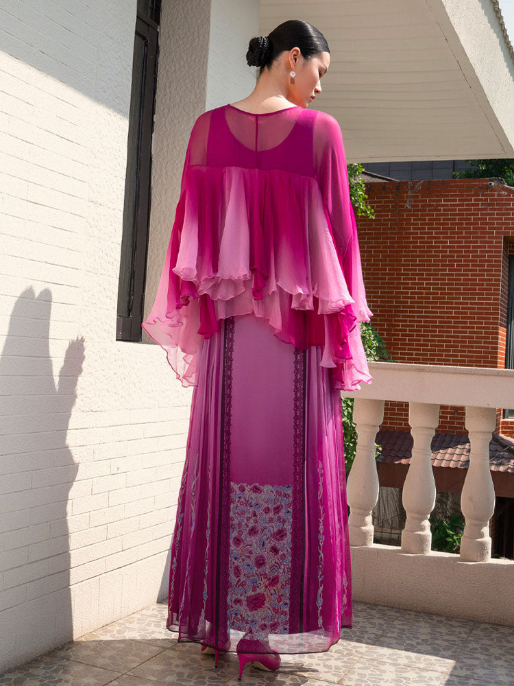 Silk-Printed Modernized Mamian Skirt | Neo-Chinese Spring/Summer Skirt | Multi-Color-20