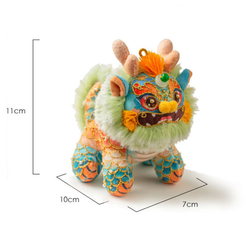 Authentic Chinese Qilin Embroidery Kit – Mythical Beast from Shan Hai Jing | DIY Cultural Heirloom & Meaningful Gift-09